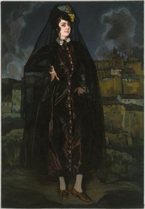 Porträt von Anita Ramírez in Schwarz