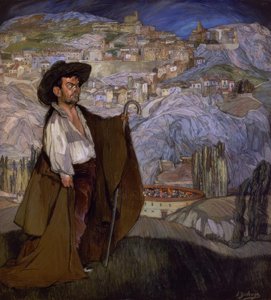 Der Zwerg Gregorio „El Botero“ in Sepulveda – 1908 von Ignacio Zuloaga y Zabaleta