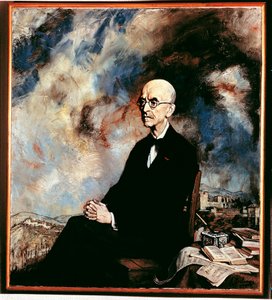 Porträt von Manuel de Falla (1876-1946), spanischer Komponist von Ignacio Zuloaga y Zabaleta