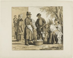 Szenen aus dem russischen Volksleben