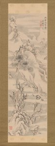 Winterlandschaft im Stil von Guo Zhongshu, spätes 18. Jahrhundert