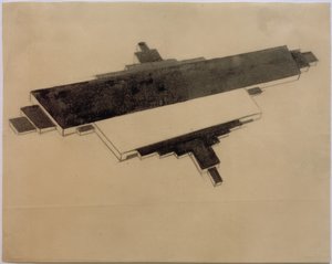 Projekt eines Architektons von Ilja Grigorewitsch Tschaschnik