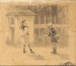 Bettelndes Mädchen, 1889