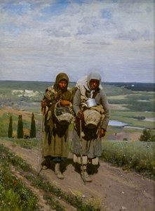 Fromme Frauen auf Pilgerreise