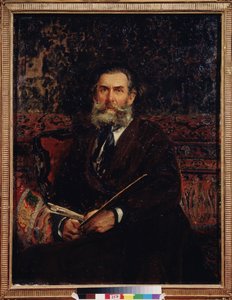 Porträt des Malers Alexei Bogolyubov