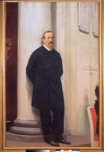 Porträt des Komponisten und Chemikers Alexandre Borodine (1833-1887)
