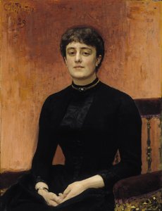 Porträt von Yelizaveta Zvantseva von Ilya Efimovich Repin