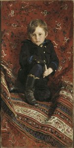 Porträt von Yury Repin, dem Sohn des Künstlers, 1882 von Ilya Efimovich Repin