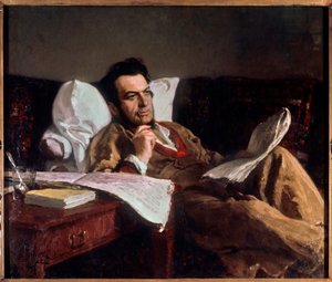 Porträt des Komponisten Mikhail I Glinka von Ilya Efimovich Repin