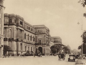 Das Indian Museum und die Chowringhee Road, Blick nach Süden von Indian photographer