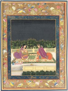 Ein Schachspiel, Mughal Indien, zweite Hälfte des 18. Jahrhunderts