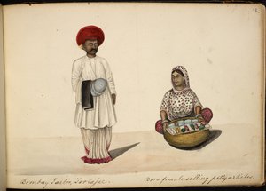 Bombay-Schneider; Bohori-Frau als Hausiererin