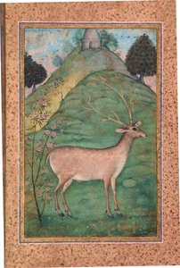 Bock in einer Landschaft, ca. 1595 von Indian School