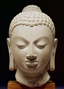 Buddhakopf, Sarnath-Kultur, 500 n. Chr.