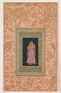 Hofdame, Mogul-Dynastie, Herrschaft von Aurangzeb, um 1660–1700 von Indian School