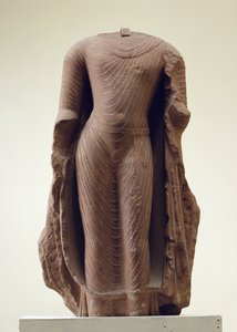 Figur eines stehenden Buddha, Jamalpur, Mathura