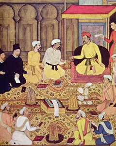 Jesuiten am Hof eines indischen Prinzen von Indian School