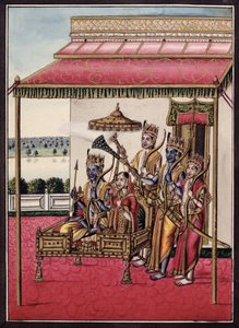 MSS EUR C 116/1 f.13v Rama, aus dem hinduistischen Epos 