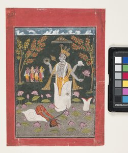 Matsya-Avatar von Vishnu: Die Tötung von Sankh Asura