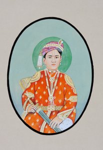 Miniaturmalerei von Maharaja Ganga Singh Bikaner