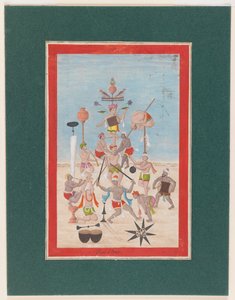 Miniaturmalerei, ca. 1810 von Indian School