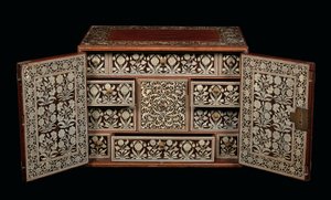 Mughal-Schrank, Gujarat oder Sindh, Westindien von Indian School