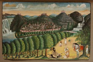 Prinz besucht einen Einsiedler von Indian School