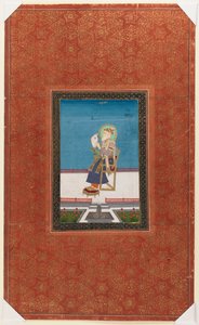 Shah Jahan mit einem Falken, 1875-1900