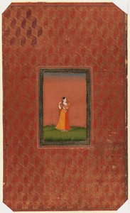 Stehende Frau, 1875-1900 von Indian School