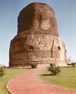 Der Dhamekh-Stupa, ca. 500 n. Chr.
