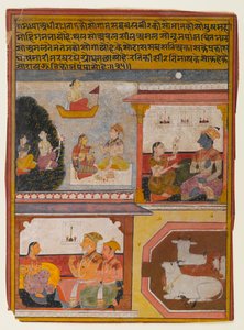 Die reife ungebundene Heldin, ca. 1660-1690 von Indian School