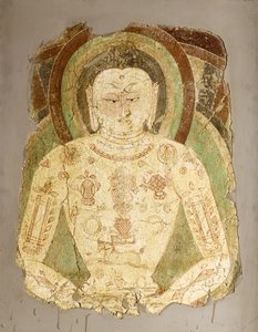 Vairochana Buddha, aus Balawaste, 7.-8. Jahrhundert von Indian School