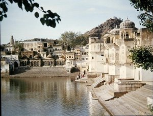 Blick auf die Stadt von Indian School