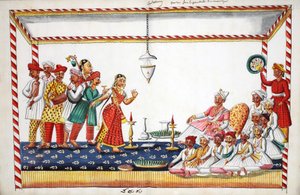 Hochzeitszeremonie von Indian School