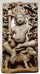 Yama, aus Bhubaneswar, Odisha, 1100 n. Chr. von Indian School