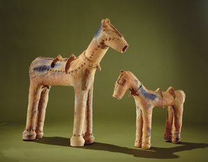 Modellpferde, ca. 2000 v. Chr.