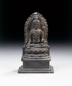 Javanische Figur von Padmapani, spätes 9. Jahrhundert
