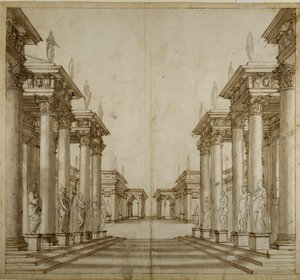 Ein römisches Atrium von Inigo Jones