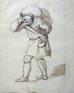 Ein beladener Träger von Inigo Jones