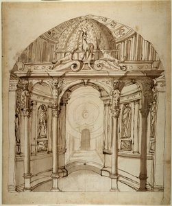 Innenansicht des Palastes, um 1611