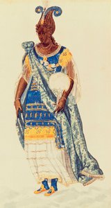 Maskerade: eine Tochter von Niger, ca. 1608 von Inigo Jones