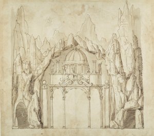 Palast in einer Höhle, ca. 1611