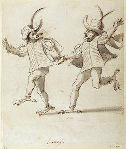 Zwei Lakaien von Inigo Jones