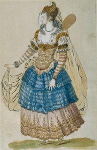 Geflügelter Maskenträger von Inigo Jones