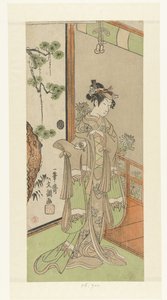 Schauspieler Onoe Tamizo in Frauenrolle
