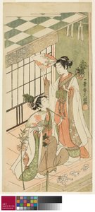Die Schrein-Tänzer von Ippitsusai Bunchō