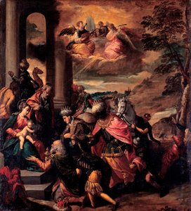 Die Anbetung der Könige von Ippolito Scarcella