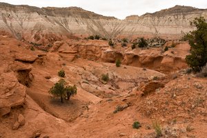 Eine Landschaft im Kodachrome Basin State Park, Utah, 2019