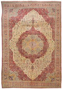 Haji Jalili Tabriz Teppich, ca. 1890 von Iranian School