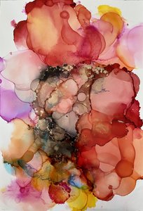 Lebhaftes Flüssiges Abstrakt